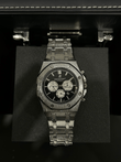 A.P Stainless Steel Silver Dial & Silver Chain