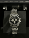 A.P Stainless Steel Silver Dial & Silver Chain