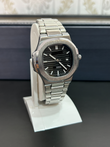 Nout  Black Dial & Silver Chain