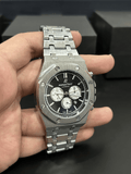 A.P Stainless Steel Silver Dial & Silver Chain