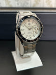 Aquaracer Calibre 5 White Dial & Silver Chain