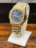 Universe Point Nout Blue / Gold Dial & Silver / Gold Chain