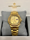 PP Nautilus Day/Night Gold Dial Gold Chain