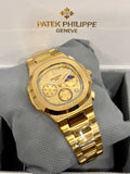 PP Nautilus Day/Night Gold Dial Gold Chain